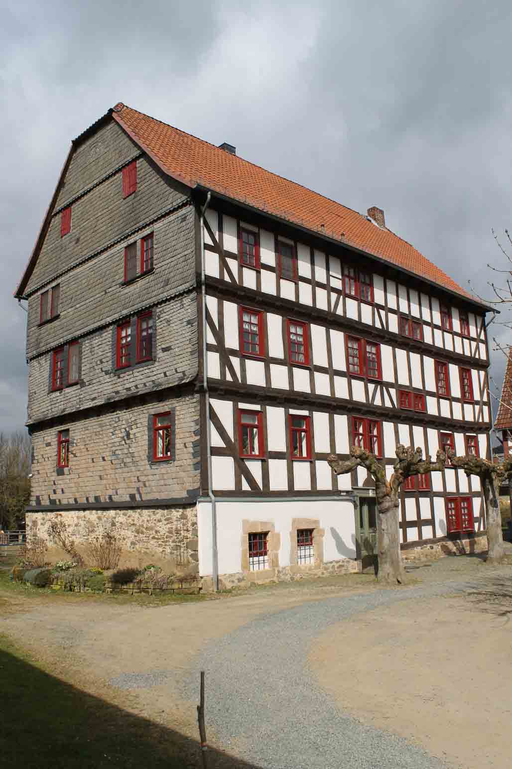 Das Herrenhaus auf dem Rittergut.